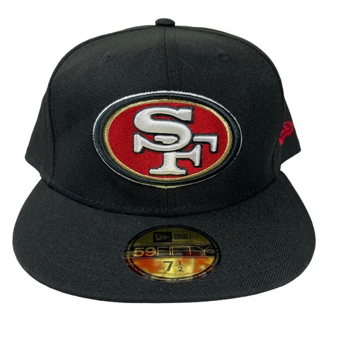 San Francisco 49ers Nfl New Era 59fifty Fitted Hat Black Size 7 1 2 Ebay