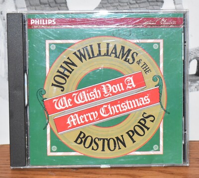 WE WISH YOU A MERRY CHRISTMAS John Williams & The Boston Pops Vintage Philips CD