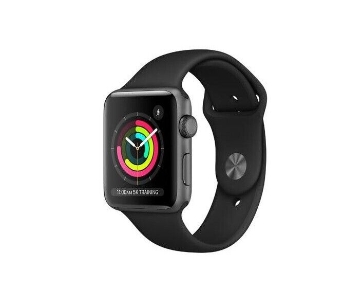 Apple Watch Series 3 - 42mm GPS WiFi Space Grey Aluminum Black