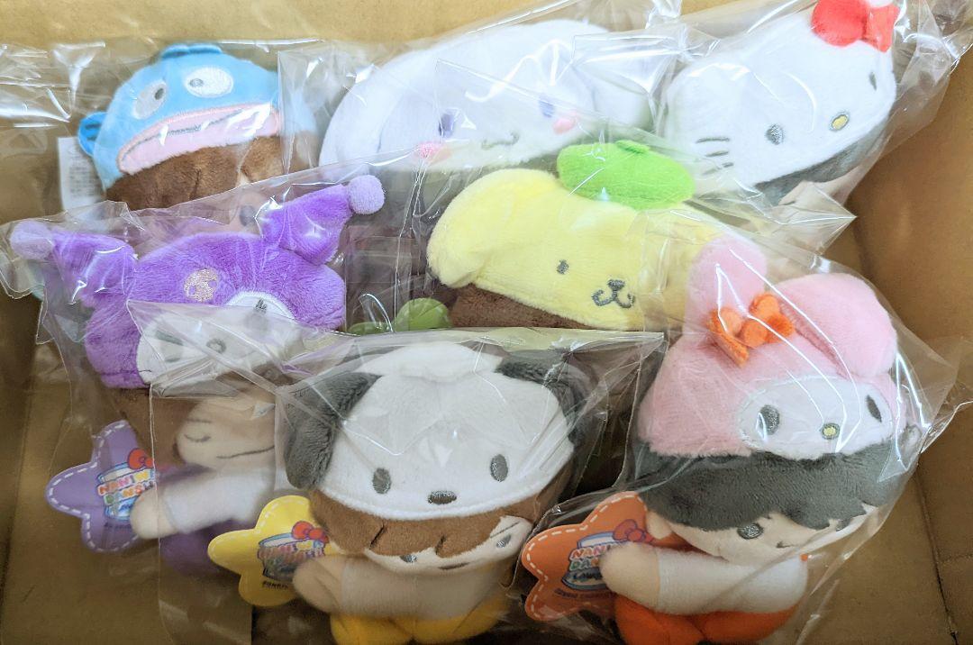 Naniwa Danshi Sanrio Clip Mascot Set of 7 Hello Kiyyu my melody