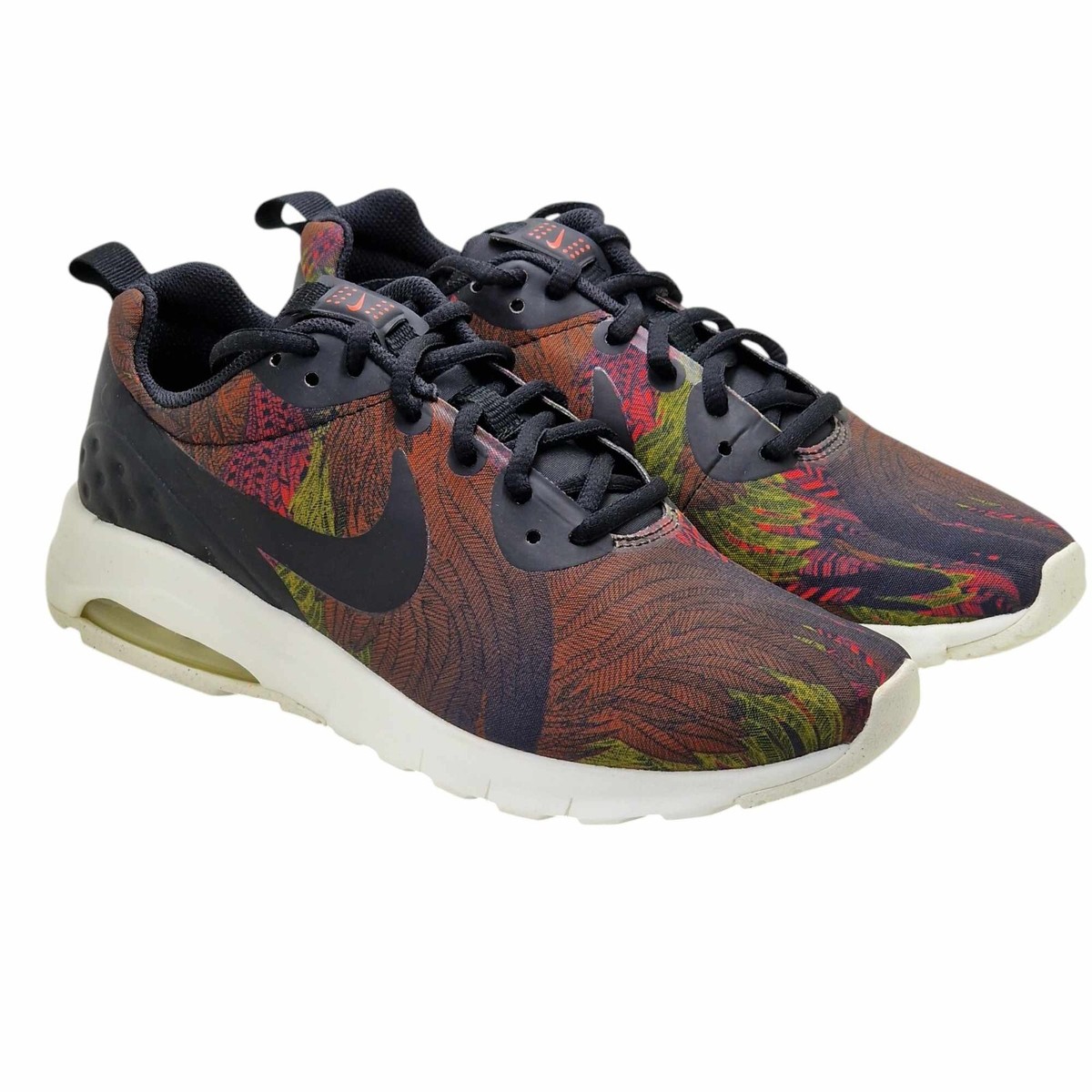 Womens UK Nike Air Max Motion Low Floral Print 844890-003 Brown Green  US