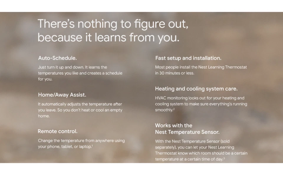 KIT: Copper Google Nest 3rd Generation Smart WIFI Learning Thermostat T3021US * - Image 4 of 4