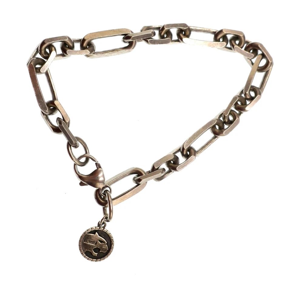 Brazalete de eslabones Figaro de plata esterlina EFFY para hombre de 8,75 pulgadas de largo Foto 2 de 2