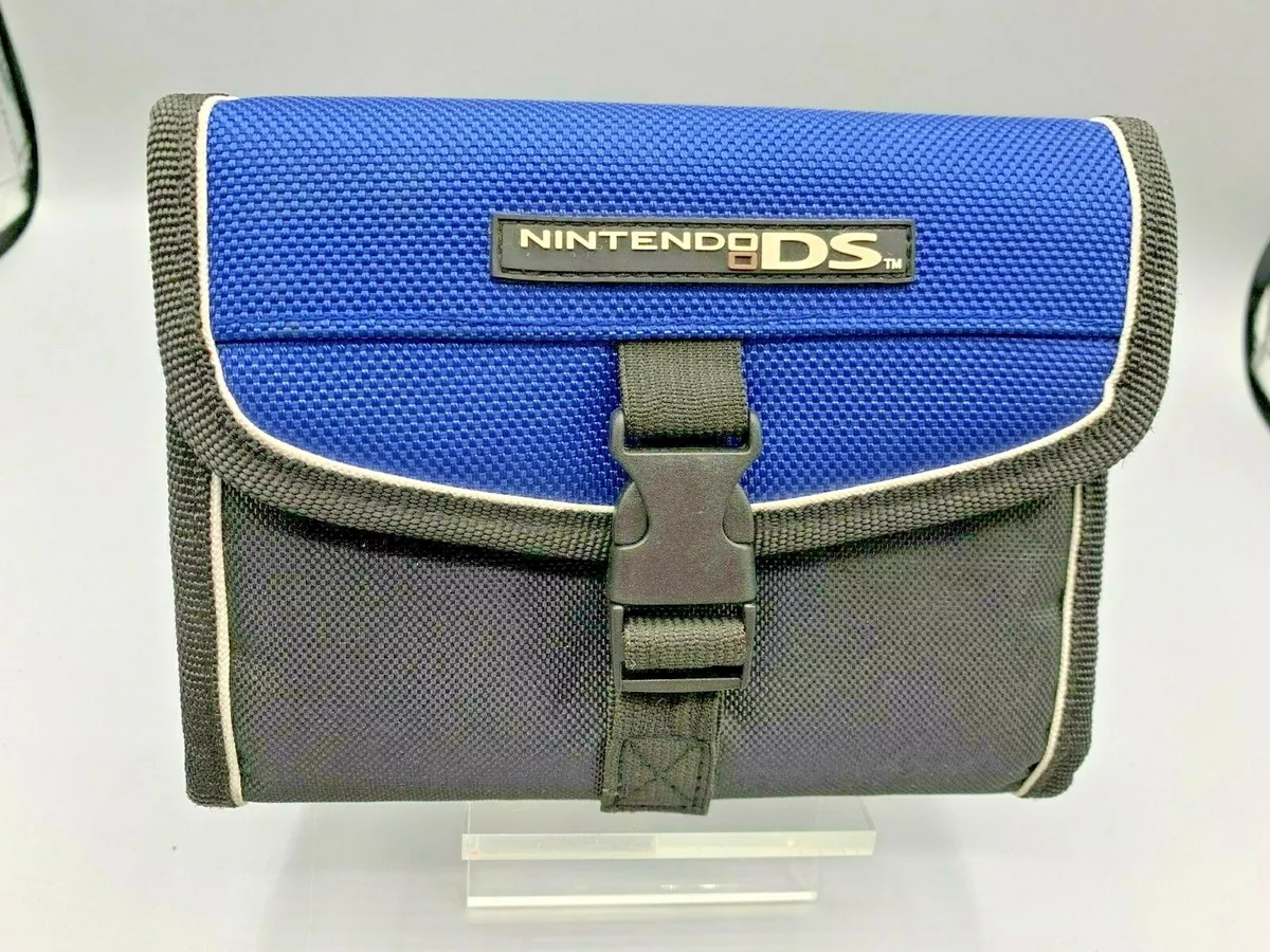 Blue and Black Nintendo DS Protective Carry Case Travel Case