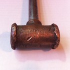 Vtg Solid Copper HKB Hammer Flared Steel Handle 2 Lbs + Old Non Spark Tool RARE — photo 7