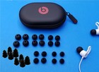 28 Spare Gels + Hard Case Kit for Beats BeatsX. Round & 3-Layers Ear tips Buds.