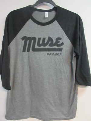 MUSE OFFICIAL MERCH DRONES 2013 BAND CONCERT MUSIC JERSEY SHIRT EXTRA LARGE