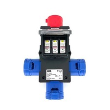 PCE ST ANTON Power Distribution Box 32A 415V Three Phase Event Distro IP44 MCB