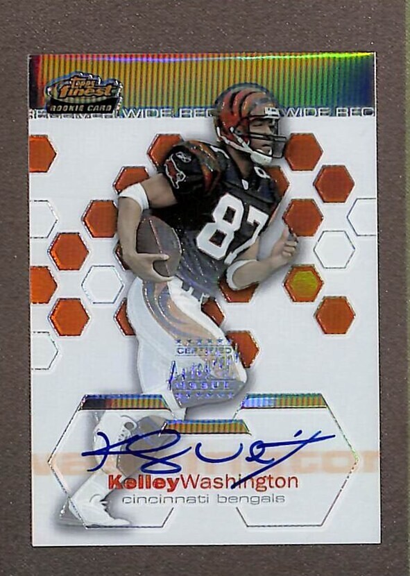 Kelley Washington Finest #128 Autograph-Refractor