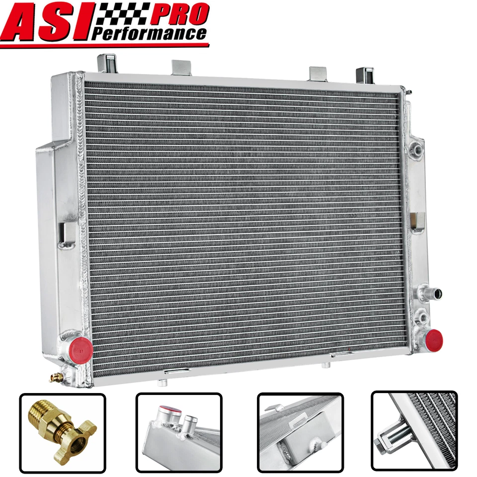 ASI 2 ROW Aluminum Radiator FIT MERCEDES-BENZ CLASS W140 S 420/500/600 400/500 Foto 2 de 4