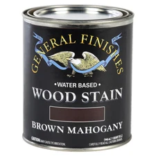 qt General Finishes WYQT Brown Mahogany Wood Stain Water‐Based Penetrating Stain