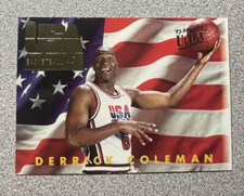 1993-94 Fleer Ultra Basketball #361 USA Olympic Team Derrick Coleman 🏀🔥