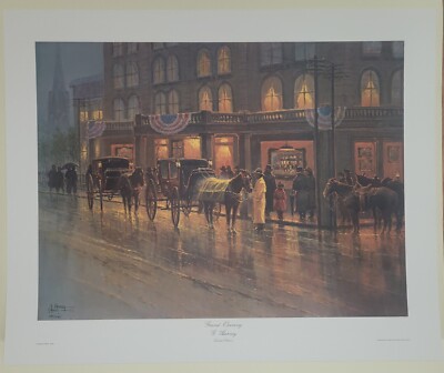 G. Harvey ''GRAND OPENING'' 1081/1250 Signed and numbered Print COA