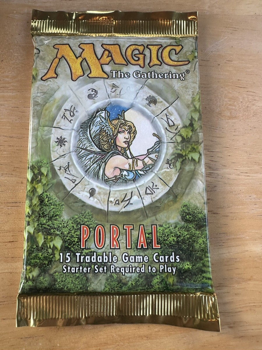 Magic the Gathering 1997 MTG TCG Portal Booster Pack Wizards Of