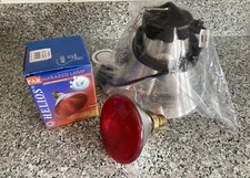 Heat Lamp Complete With Bulb, Ideal For Chicks, Poultry