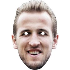 Harry Kane Fußball Promi Karte Gesichtsmaske - Ready To Wear - Kostüm