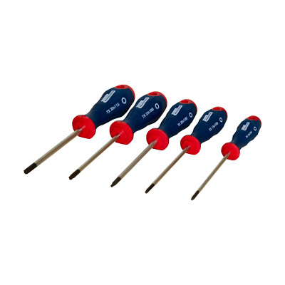 Echter Werkzeugfan Torx Schraubendreher-Satz  5 tlg. T10 - T30 Perfect Comfort