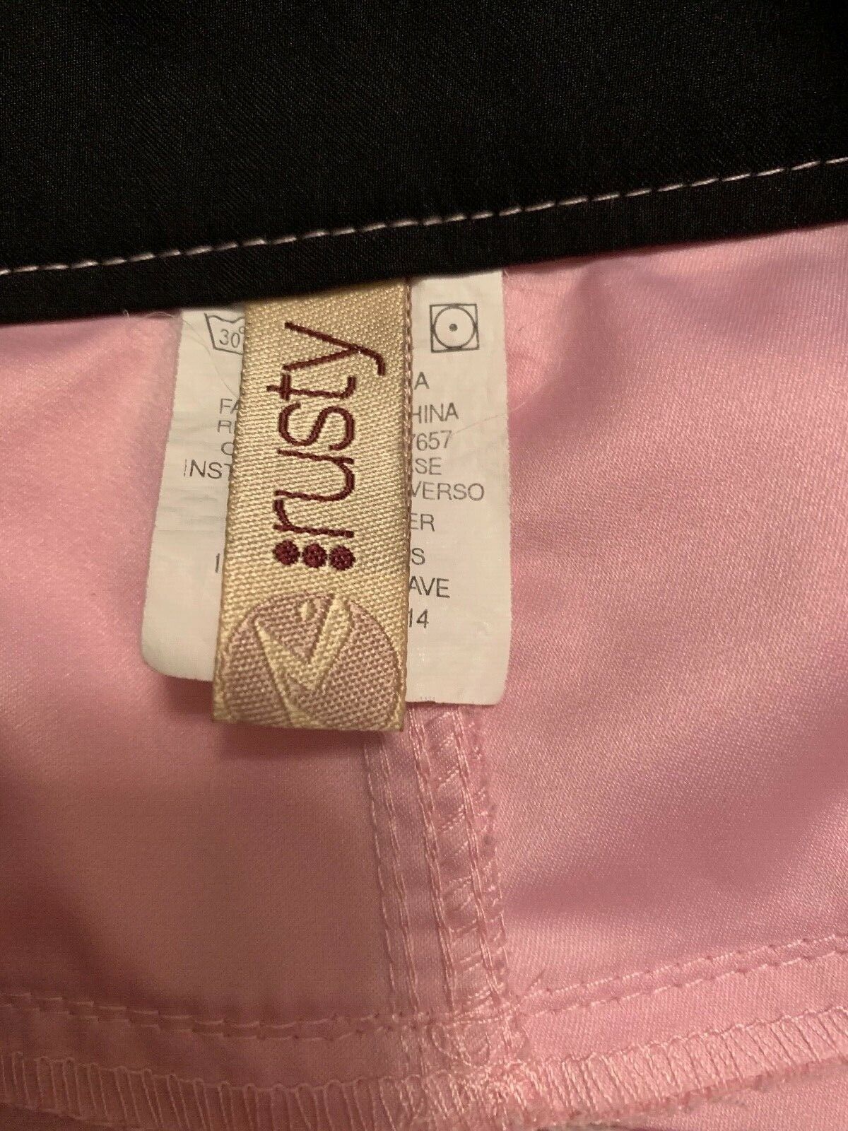 Rusty Board Shorts-Pink, Black and White Trim-Siz… - image 6