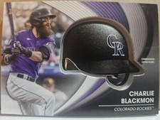 2022 Topps Series 2 Batting Helmet Commemorative Relics #BH-CBL Charlie Blackmon