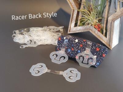 NON-SLIP Bra Clips, RacerBack Conceal Bra Straps Holder Cleavage - Foto 6