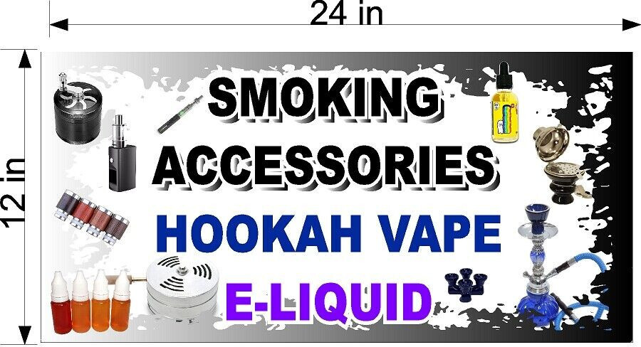 CLEARANCE SALE 12" X 24" SMOKING ACCESSORIES VAPE HOOKAH PERFORATED WINDOW  VINYL | eBay