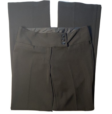 EUC Juniors Stoosh Pants Slacks Wide Leg Black Size 1 | eBay