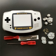 Limited Full Housing Case SHELL for Nintendo Game Boy Advance GBA - Silver