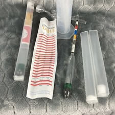 Triple Scale Hydrometer Alcohol Meter For Beer And Wine Brush Homemade Supplies