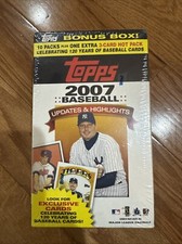 2007 Topps Updates & Highlights Baseball Blaster-10 PKS & Extra 3 Card Hot Pack