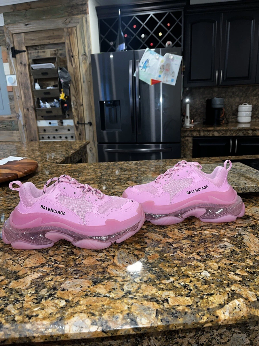 Balenciaga Triple S Sneaker Clear Sole - Pink for sale | eBay