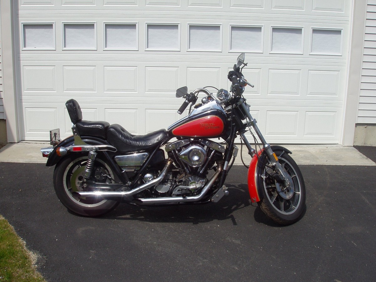 1982 Harley-Davidson FXR 24x36 inch POSTER motorcycle