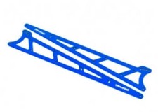 Traxxas TRA9462X Side plates, wheelie bar, blue aluminum  2 