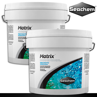Seachem 2 x 4 l Matrix Bio-Filter Ammoniak Nitrit Nitrat  ~700 m²/l Oberfläche