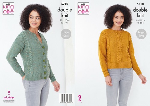 King Cole Big Value Tweed DK 100g Fleck Knitting Crochet Yarn Patterns - Picture 40 of 47