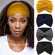 Wide Headbands for Women Turban Headband Twisted Knot Head Bands for Women's ...
