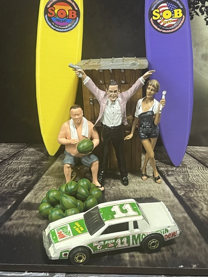 Hot Wheels Blackwalls 1982 Racing Stocker Mountain Dew 1:64 usado excelente estado diecast Foto 2 de 4