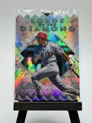 1999 Topps Chrome - Lords of the Diamond Juan González #LD8 Refractor