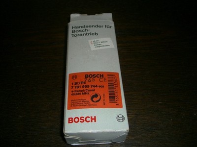 Bosch Handsender 40,680 MHz rote Diode 7 781 999 744-805 mit OVP + Anleitung