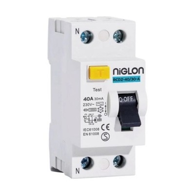 Niglon Fehlerstromgerät RCD2-40/30 Modul 40Amp