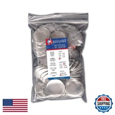 M MAXANT 75-50-F Cover Buttons Flat Backs Size 75 1 7/8"