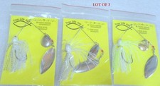 Lote de 3 Señuelos de Pesca True Life Jigs Truth Seeker Spinnerbait 3/8"