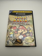 Nintendo GameCube Paper Mario Thousand-Year Door Player's Choice TESTED WORKING