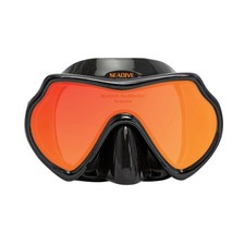 XS Scuba SeaDive Eagleye RayBlocker-HD Mask - White Silicone with ARC Lens