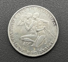 625/- Silbermünze, 10 Deutsche Mark, BRD, Olympische Spiele München 1972, F