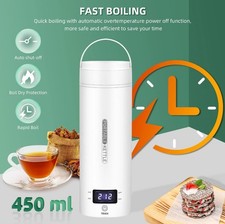 Travel Electric Kettle Portable Small Mini Tea Coffee Kettle Water Boiler Corded