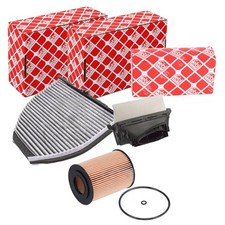 FEBI POLLEN- LUFT- &Ouml;L-FILTER PAKET passend f&uuml;r Mercedes E-Klasse T-Model S212
