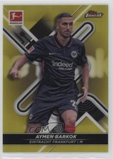 2021-22 Topps Finest Bundesliga Yellow Refractor 91/350 Aymen Barkok #50 0j3i