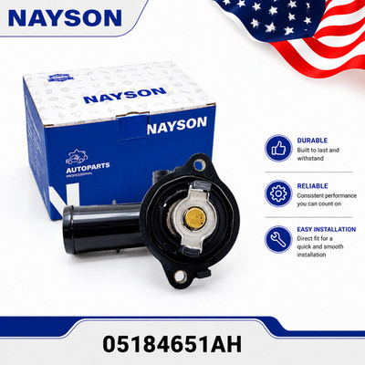 NAYSON 05184651AH Thermostat Housing for 2017-2021 3.6L Jeep Grand Cherokee