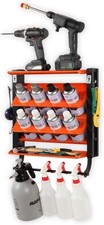 Spray Can Holder Lube Can Wall Mount Storage Rack Paint Bottle Organizer 8 Can