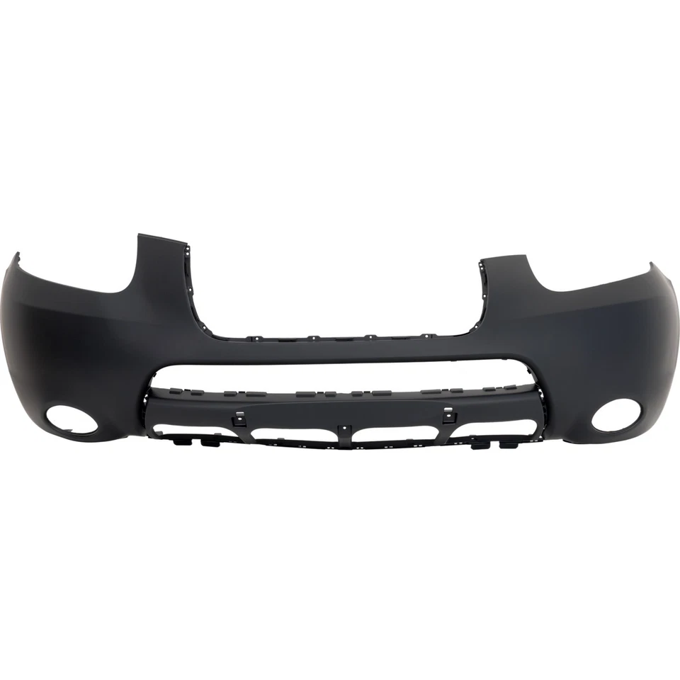 Front Bumper Cover For 2007-2009 Hyundai Santa Fe w/ fog lamp holes Primed Foto 2 de 4